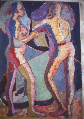 John Powell, 'Ballarena Dialogue', 2009, original Painting Oil, 23 x 28  x 1 inches. Artwork description: 2448  From Dance series ...