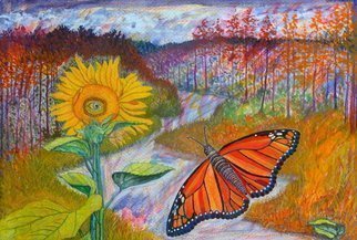 John Powell, 'Monarch Butterfly', 2015, original Mixed Media, 13 x 18  x 1 inches. Artwork description: 1758 Order prints at 