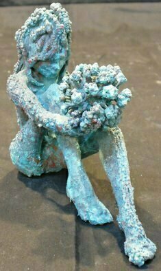 James Johnson, 'Fall', 2012, original Sculpture Bronze, 3 x 6  x 4 inches. Artwork description: 2307   archetype, nude, male, beauty, dance, erotic, fantasy, figurative, mystical, meditation, mythology, new age, spiritual, nudes                      ...