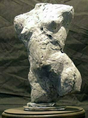 James Johnson, 'Zinc Torso', 2011, original Sculpture Other, 10 x 15  x 9 inches. Artwork description: 1911  Cats, animals, fish, abstract, Bird, Crow, raven, animals, abstract, female, nude ...