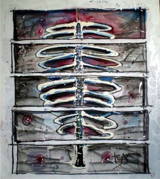 Tyrone Neuland; Oboe Nd, 2008, Original Mixed Media, 40 x 42 inches. 