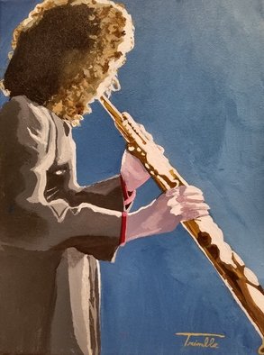 John Trimble; G2 Origibal, 2018, Original Painting Acrylic, 1 x 24 inches. Artwork description: 241 Jazz...