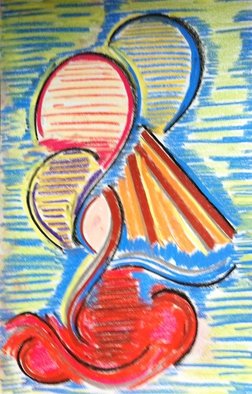 Joe Mccullagh; Grinning Balloons, 2014, Original Pastel, 11 x 14 inches. Artwork description: 241  Picture the party balloons ginning at you.  Here they do !      ...