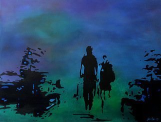 Ismo Jokiaho; Whose Mortal Heart, 2020, Original Painting Oil, 116 x 89 cm. Artwork description: 241 Whose mortal heartOil on Canvas 2019Size 89 x 116 cm...