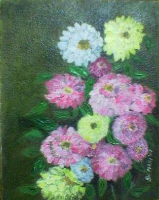 Jo Mari Montesa; Flower 2, 2007, Original Painting Oil, 9 x 15 inches. Artwork description: 241  Oil painting on canvas. ...