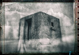 Jonathan O'Hora; Bunker Lookout, 2017, Original Photography Mixed Media, 50 x 36 inches. Artwork description: 241 World War 2 Lookout post outside Boston, Lincolnshire.ORIGINAL PRINT - Limited Edition of 8 Crafted Prints  ultraHD Photo Print on Fuji Crystal DP II  Each print is cut and dry mounted on white backboard prior to the mounting of a white front mount. This fine art print ...