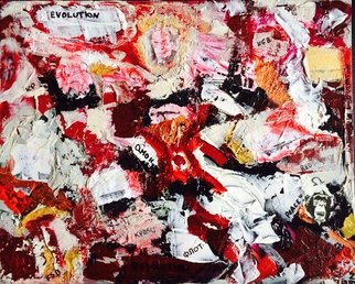 Jorge Schultz; Russion Evolution, 2015, Original Painting Acrylic, 50 x 40 cm. Artwork description: 241   Street Art, Pop Art, Modern Art, Russia, Putin Jooz, Jooz Popart, acrylic collage  ...