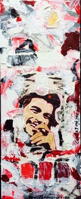 Jorge Schultz; Viva Cigars, 2014, Original Painting Acrylic, 20 x 50 cm. Artwork description: 241  Street Art, Pop Art, Modern Art, Che Guevara, Cigar, Cuba, Jooz, Jooz Popart, acrylic collage ...