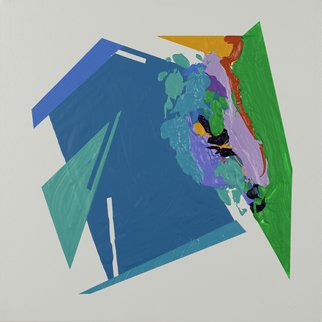 Jose Hidalgo; All Halls Lead Somewhere 13, 2018, Original Painting Acrylic, 16 x 16 inches. Artwork description: 241 At present, my art work is based on the balance between unknown and uncontrollable chaos and geometry, perspective, order, harmony, equilibrium and the beauty of color. The work explores the relationship between the light and form, colors and textures. ...