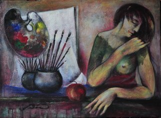 John Biro; Emotional Aftrenoon, 2015, Original Painting Acrylic, 64 x 47 cm. Artwork description: 241 emotional afternoon. . . 47x64cm. acryl. ...