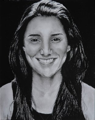 Jeremy Steeves; Beautiful Woman, 2013, Original Drawing Charcoal, 8 x 10 inches. Artwork description: 241  Here is a drawing of a very beautiful friend of mine who help me through some tough times. Although she's not in my life anymore, I' ll always remember the times we had together. ...