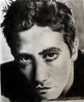 Jeremy Steeves; Jake Gyllenhal, 2013, Original Drawing Pencil, 8 x 10 inches. Artwork description: 241    This Drawing was done using full range of graphite pencils.  ...