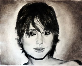 Jeremy Steeves; Keira Knightley, 2013, Original Drawing Pencil, 8 x 10 inches. Artwork description: 241   This Drawing was done using full range of graphite pencils. ...