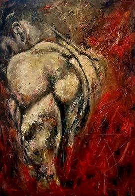 Julia Tokar; Gladiator, 2021, Original Painting Oil, 70 x 100 cm. Artwork description: 241 Thoughts about cruelty, about victory, about defeat, about love, about repentance . . . a lot can be seen in this work. ...