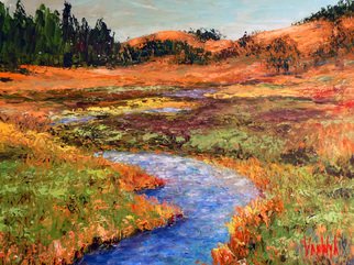 Julie Van Wyk, 'Last Chance Creek', 2010, original Painting Oil, 12 x 16  inches. Artwork description: 1911          Nevada landscape               ...