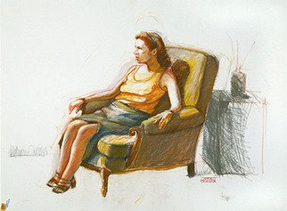 Juraj Skalina; Robin, 2004, Original Pastel, 28 x 22 inches. 