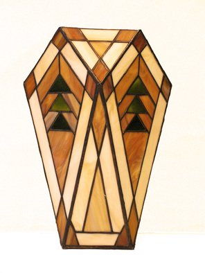 Hana Kasakova; Crystal, 2010, Original Glass Stained, 22 x 31 cm. Artwork description: 241   Vase made by Tiffany technique from flat art glass. Vase made by Tiffany technique from flat art glass.   ...
