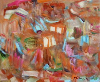 Kathryn Arnold; Motion In Miniature, 2020, Original Pastel Oil, 14 x 12 inches. Artwork description: 241 Kathryn Arnold, Painting, Oil on Canvas, Small Art, Abstract, Abstraction...