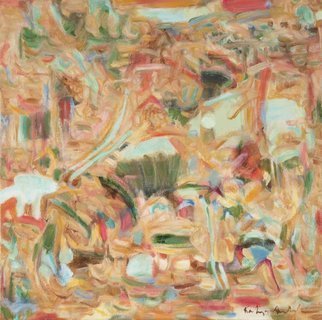 Kathryn Arnold; Unusual Landscape, 2020, Original Painting Oil, 18 x 18 inches. Artwork description: 241 Kathryn Arnold, Painting, Oil on Canvas, Small Art, Abstract, Abstraction...