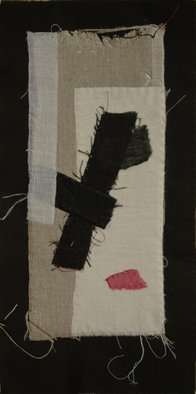 Michael Kehrlein; Textile Art Scroll, 2014, Original Textile, 20.5 x 41.5 cm. Artwork description: 241   wabi sabi urban zen textile scroll       ...