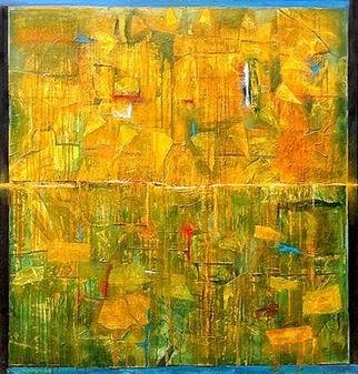 Eric Garingalao; Sun Klone, 2003, Original Painting Oil, 46 x 48 inches. Artwork description: 241 oil, paper, canvas- - - - Abstract...