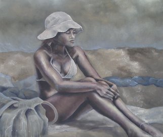 Kyle Foster, 'Day At The Beach', 2008, original Painting Oil, 24 x 20  x 1 inches. 