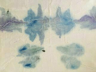 Kichung Lizee, 'Unsui Series 6', 2018, original Mixed Media, 15 x 18  x 1 inches. Artwork description: 2307 Unsui in Japanese means cloud and water and also means wandering Buddhist monastic. ...