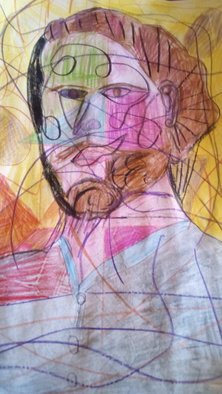 Nina Mindova; Man Affair, 2017, Original other, 8.8 x 8.8 inches. Artwork description: 241 Man I miss...