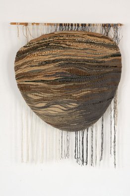 Kristina Krusteva; TEXTILE, 2008, Original Textile, 88 x 88 cm. Artwork description: 241   CIRCLE 2mixed technique/ wool, string/   ...