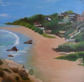 Kristi Vandelft; California , 2011, Original Painting Acrylic, 12 x 12 inches. Artwork description: 241  This was painted on a trip to California that I took with my friends, a great view showing a lovely beach in California.  ...