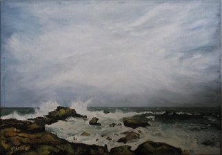 Anna Figurova; Coast In Brittany , 2010, Original Painting Oil, 60 x 45 cm. 