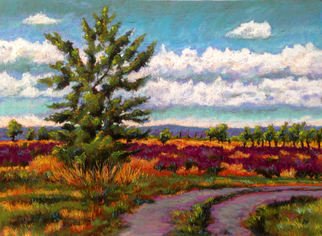 Mary Jane Erard; Wild Tree Lavender, 2017, Original Pastel, 20 x 30 inches. Artwork description: 241 Soft pastel on prepared board...