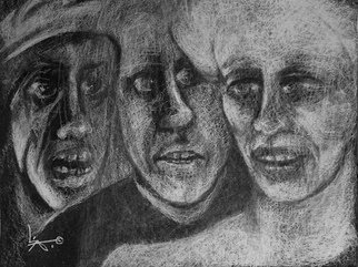 Luise Andersen; 2020 March 16 Untitled 3, 2020, Original Drawing Charcoal, 14 x 11 inches. Artwork description: 241 Monday, March 16, 2020-  . . oh yes, i wrote it is done. . and it aEUR~wasaEURtm . . but i had this urge to touch more. . and this time, i turned the page. . already thought in mind, sometime. . maybe . . i go back and aEUR~seeaEURtm. . ...