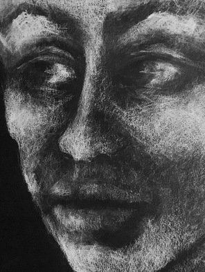 Luise Andersen; 2020 March Untitled 2, 2020, Original Drawing Charcoal, 11 x 14 inches. Artwork description: 241 March 6, 7,8, 2020- . . itaEURtms alright now. . eyes, expression, face , has the voice i aEUR~heardaEURtm in my head heart. enlarge. . and you aEUR~knowaEURtm . .  ...