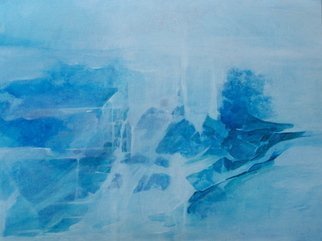 Luise Andersen, 'BLUE WHITE CHOICE VIEW THREE', 2008, original Painting Acrylic, 24 x 18  inches. Artwork description: 99723  SEEMS TO WORK. . IN THE ROW?  ALL FOUR CHOICES OF VIEW. ...
