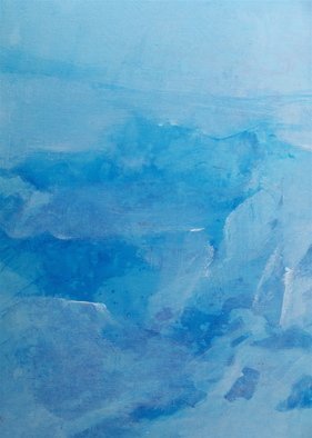 Luise Andersen, June 4 2018 detail 2 phase ..., 2008, Original Painting Acrylic, size_width{BLUE_WHITE_I_Beginning_-1203284644.jpg} X 18 inches