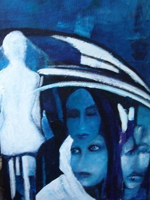 Luise Andersen, June 4 2018 detail 2 phase ..., 2009, Original Painting Acrylic, size_width{BLUE__And_Soul_Rremains_Unanymous__Progress_Update_OctEightnI-1255907359.jpg} X 36 inches