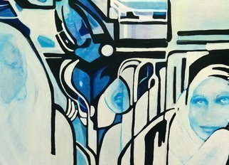 Luise Andersen, 'BLUE   Update NovEightn', 2008, original Painting Acrylic,    inches. 
