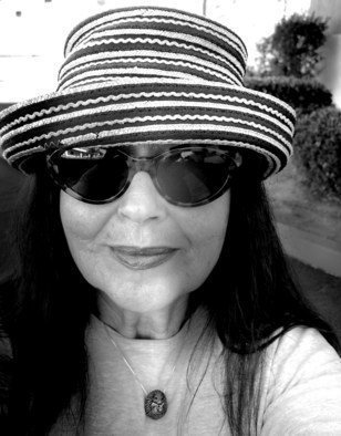 Luise Andersen, 'Back From Morning Walk II', 2011, original Photography Black and White, 11 x 13  x 1 inches. Artwork description: 56955  Getting warm in Southern California. . since is couple of Miles walk, sun burns on hair/ head. . so throw this one on or other hat. . sunglasses. . bunch of sunscreen. . always red lipstick. . and still' fry' . . gheesh. . . . converted from color to black and white/ grey. . will upload colored ones ...