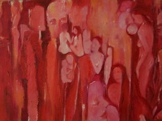 Luise Andersen, June 4 2018 detail 2 phase ..., 2008, Original Painting Oil, size_width{CAD_REDS_MAGENTAS_ALIZARIN_ORANGE_WHITES_Detail_Night_Pic-1203577145.jpg} X 18 inches