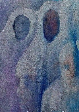 Luise Andersen, June 4 2018 detail 2 phase ..., 2006, Original Painting Acrylic, size_width{GAUZE___THEN__NOW__WHEN__Section_two-1151113204.jpg} X 36 inches
