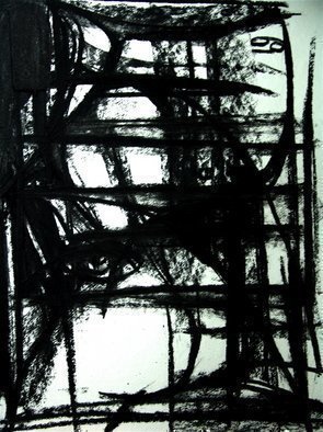 Luise Andersen, June 4 2018 detail 2 phase ..., 2007, Original Drawing Charcoal, size_width{IMPASSE__Mignon_Charcoal_Series-1170981494.jpg} X 24 inches