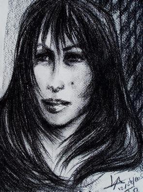Luise Andersen, 'JUST ONE LOOK', 2006, original Drawing Charcoal, 11 x 15  inches. Artwork description: 69627 : . . . . . . .  nothing to add . .   Found this drawing in my smaller watercolor paper pad. . .  Did this drawing last year ( 2005) . .  and forgot all about it. . so glad I stumbled on it again. . . . . . . . . . . . . . . . . . . . . . . . . . . . . . . . . . . . . . . . . . . . . . . .===============================As an accomplished artist I may remind You that my works appreciate over time ( all good artists ...