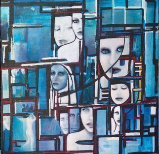 Luise Andersen, June 4 2018 detail 2 phase ..., 2009, Original Painting Acrylic, size_width{OF_SOUL_update__Visages__Figures_Forms_Symbolism_July_Thirteen-1247533128.jpg} X 24 inches