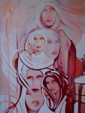 Luise Andersen, 'ORANGE  Progress Update V', 2008, original Painting Acrylic,    inches. 