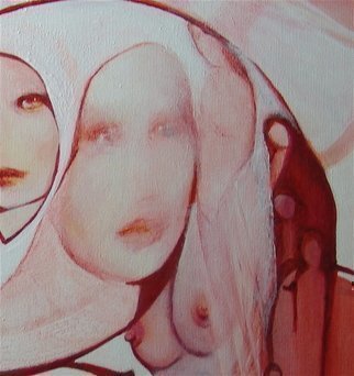 Luise Andersen, 'ORANGE  Update DETAIL  I ...', 2008, original Painting Acrylic, 18 x 24  x 2 inches. 