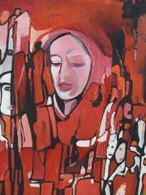 Luise Andersen, 'UNTITLED In The Reds II U...', 2013, original Painting Oil, 16 x 20  x 1 inches. Artwork description: 33591     * * size mentioned, is that of the painting.     ...