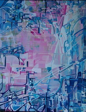 Luise Andersen, June 4 2018 detail 2 phase ..., 2010, Original Painting Acrylic, size_width{anticipation_Choice_Of_View_II_Oct_Twthree-1267586270.jpg} X 30 inches