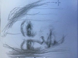 Luise Andersen, 'Express In Graphite Drlg I', 2017, original Drawing Graphite, 12 x 12  inches. Artwork description: 12603 March 6,2017- feelings. . express in lips. . eyes. . skin movement. . forms. . size. . hands move with pencil by my feel inside. often leave scratches of pencil to emphasize. . and softest of touches. . the far. . or close. . lightest and dark. . resonates soul .series in 30x30cm in textured snow white ...