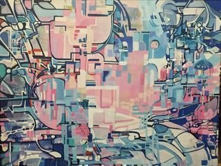 Luise Andersen, 'Reconnect And Continue Iii', 2017, original Painting Acrylic, 30 x 24  x 0.8 inches. 